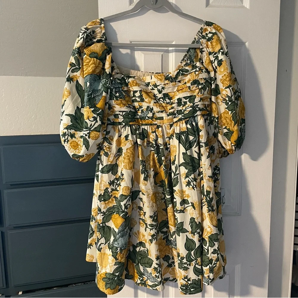NWT Abercrombie & Fitch Emerson Floral Mini Dress - Picture 2 of 5
